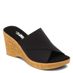 Onex Sandals|Women's , Christina Sandal Black Fabric