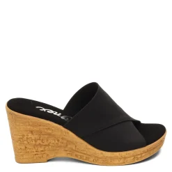 Onex Sandals|Women's , Christina Sandal Black Fabric