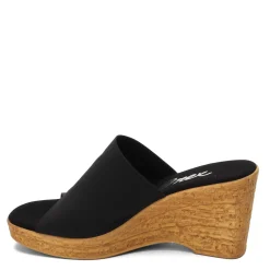 Onex Sandals|Women's , Christina Sandal Black Fabric