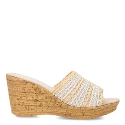 Onex Wedges|Women's , Claire Sandal White