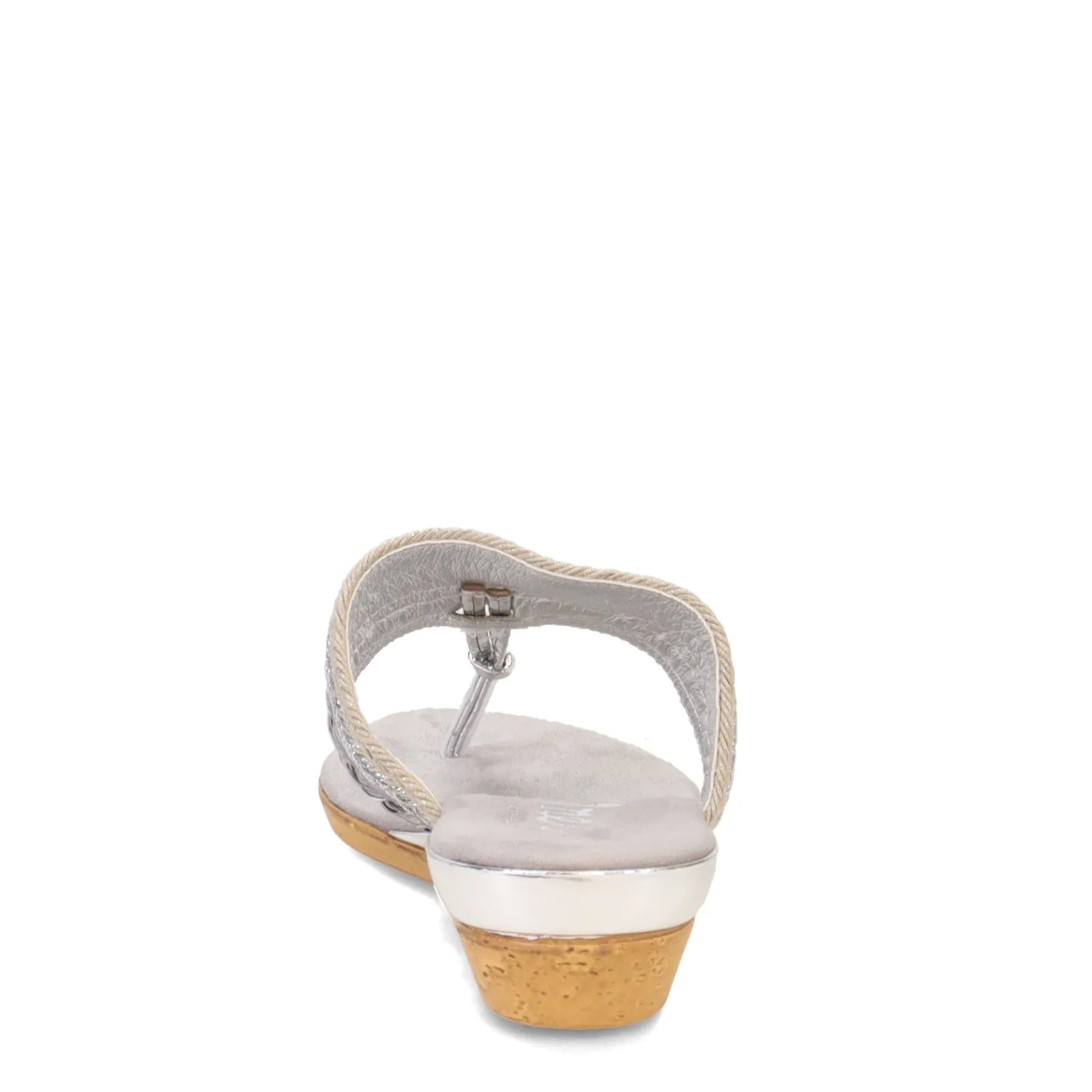 Onex Wedges|Women's , Coast Sandal Silver