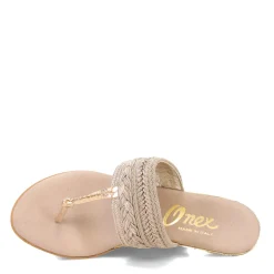 Onex Wedges|Women's , Coast Sandal Rose Gold