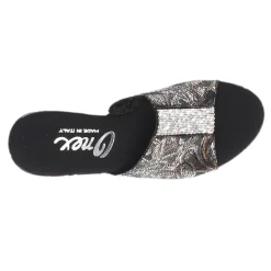 Onex Sandals|Women's , Danica Sandal Black Stretch