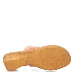 Onex Wedges|Women's , Ember Sandal Pink