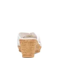 Onex Wedges|Women's , Gayle 2 Sandal White