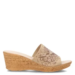 Onex Wedges|Women's , Joline Sandal Beige