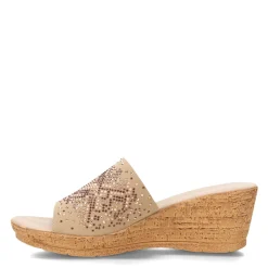 Onex Wedges|Women's , Joline Sandal Beige