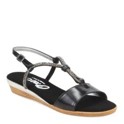 Onex Wedges|Women's , Malta 2 Sandal Black