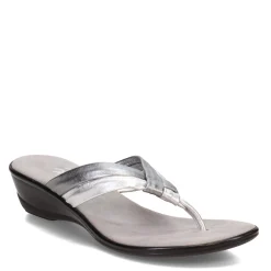 Onex Sandals|Women's , Melba Sandal Pewter Silver Metallic Mix