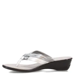 Onex Sandals|Women's , Melba Sandal Pewter Silver Metallic Mix