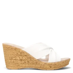 Onex Wedges|Women's , Ruth Sandal White