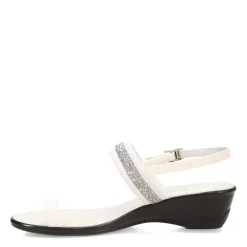 Onex Wedges|Women's , Stela Sandal White