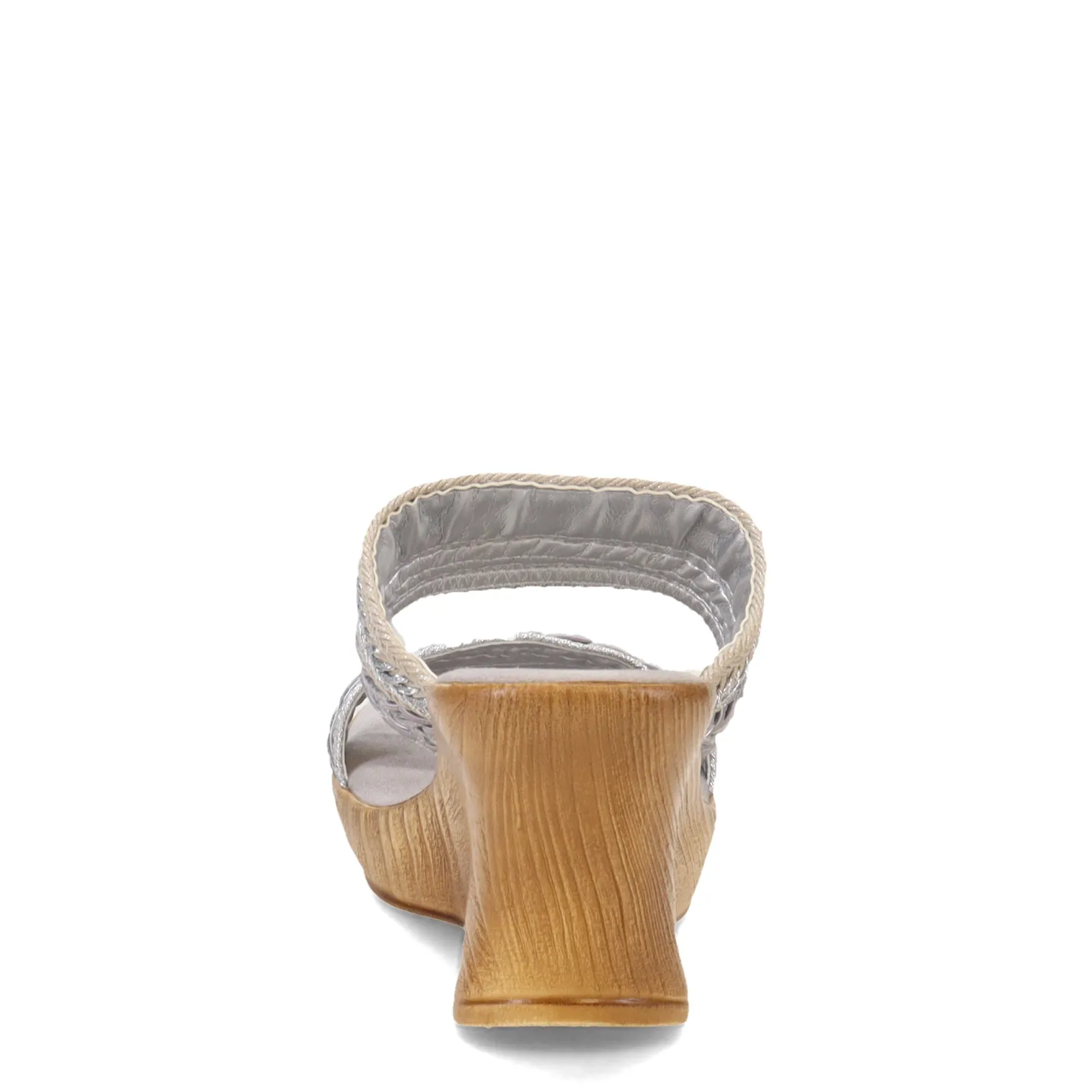 Onex Wedges|Women's , Tabitha Sandal Silver Mix