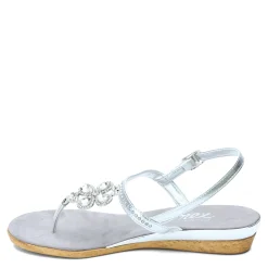 Onex Wedges|Women's , Taylor Sandal Silver