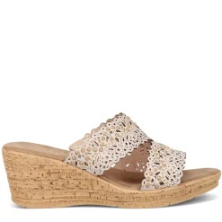 Onex Wedges|Women's , Theresa Sandal Bone