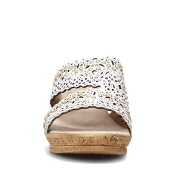 Onex Wedges|Women's , Theresa Sandal White