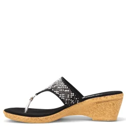 Onex Wedges|Women's , Valorie Sandal Black