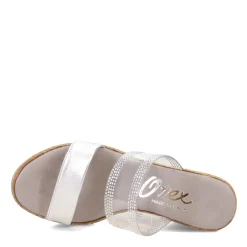Onex Wedges|Women's , Vanish Sandal Silver