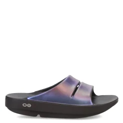 OOFOS Sandals|Women's , OOahh Slide Sandal Midnight Spectre