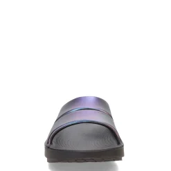 OOFOS Sandals|Women's , OOahh Slide Sandal Midnight Spectre