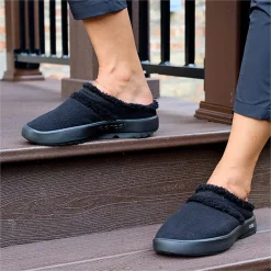 OOFOS Slip-On Shoes|Women's , OOcoozie Mule Black