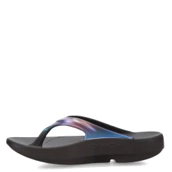 OOFOS Sandals|Women's , OOlala Luxe Sandal Midnight Spectre