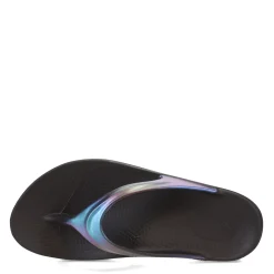 OOFOS Sandals|Women's , OOlala Luxe Sandal Midnight Spectre