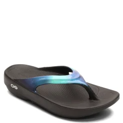 OOFOS Sandals|Women's , OOlala Luxe Sandal Blue Multi