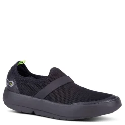 OOFOS Slip-On Shoes|Women's , OOmg Slip-On Recovery Shoe Black