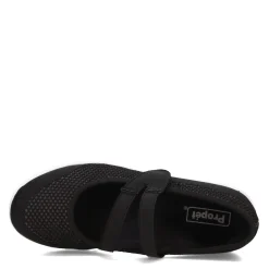 Propet Flats|Women's , TravelWalker EVO Mary Jane Black