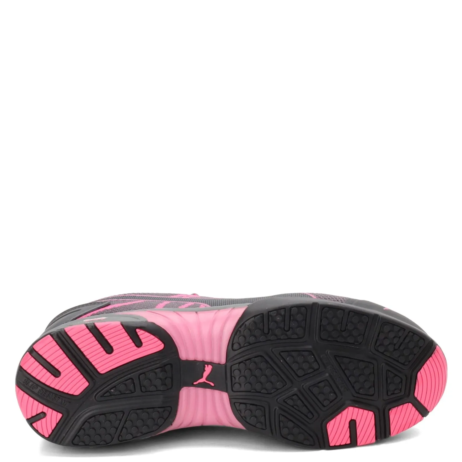 Puma Safety Work & Safety|Women's Puma, Celerity Knit Steel Toe Work Shoe Gray Pink
