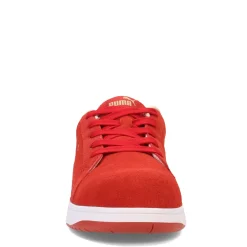 Puma Safety Work & Safety|Women's Puma, Iconic Suede Low Work Shoe Red