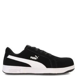 Puma Safety Work & Safety|Women's Puma, Iconic Suede Low Work Shoe Black