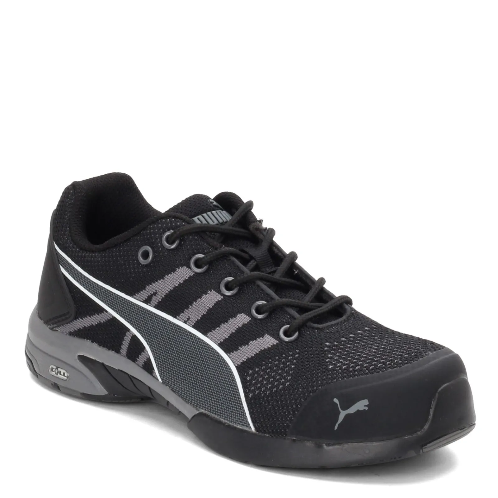 Puma Safety Work & Safety|Women's , Celerity Knit Steel Toe Work Shoe Black Gray
