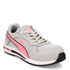 Puma Safety Work & Safety|Women's , Frontside Low Work Shoe Grey Pink