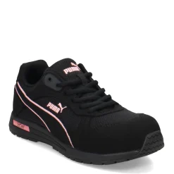 Puma Safety Work & Safety|Women's , Frontside Low Work Shoe Black Pink
