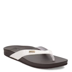 Reef Sandals|Women's , Cushion Bounce Court Thong Sandal Brown Sassy
