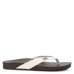 Reef Sandals|Women's , Cushion Bounce Court Thong Sandal Brown Sassy