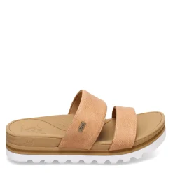 Reef Sandals|Women's , Cushion Vista Hi Slide Natural
