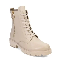 Remonte Boots|Women's , D8671 Combat Boot Cream