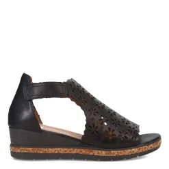 Remonte Wedges|Women's , D3056 Sandal Black