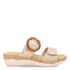 Remonte Wedges|Women's , R6858 Sandal Beige