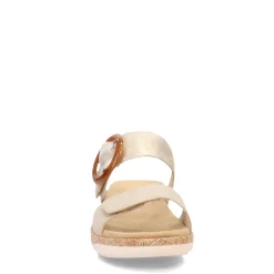 Remonte Wedges|Women's , R6858 Sandal Beige