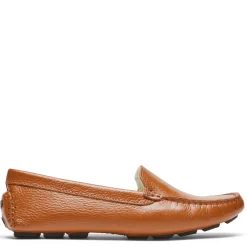 Rockport Slippers|Women's , Bayview Lined Moc Slipper Tan