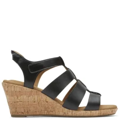 Rockport Sandals|Women's , Briah Gladiator Sandal Black