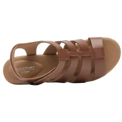 Rockport Sandals|Women's , Briah Gladiator Sandal Tan