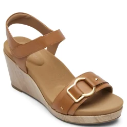 Rockport Sandals|Women's , Briah II Two Band Sandal Brown