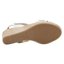 Rockport Sandals|Women's , Briah II Two Band Sandal White