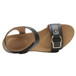 Rockport Sandals|Women's , Briah II Two Band Sandal Black