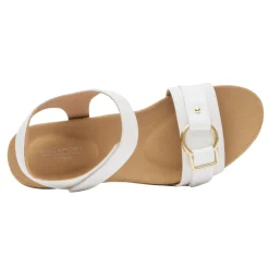 Rockport Wedges|Women's , Briah II Two Band Sandal White